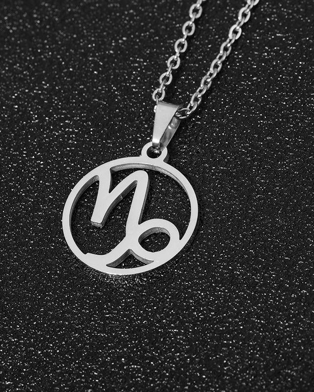 Silver 12 Constellation Necklace
