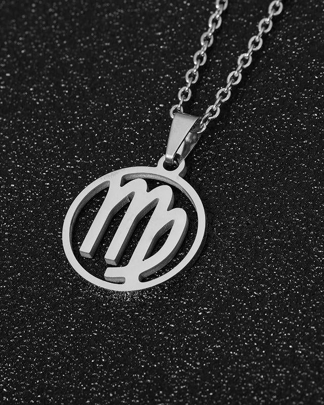 Silver 12 Constellation Necklace