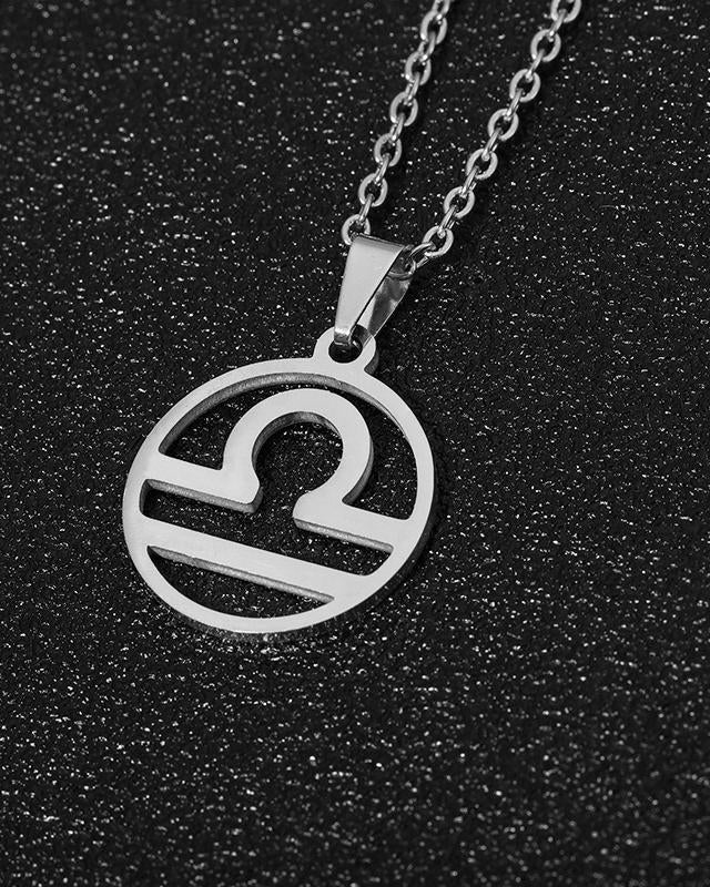 Silver 12 Constellation Necklace