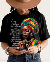 Fight for Freedom Black History Short Sleeve Tshirt