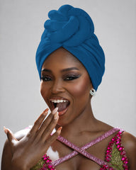 Solid Color 3D Braided Knotted Turban Hat