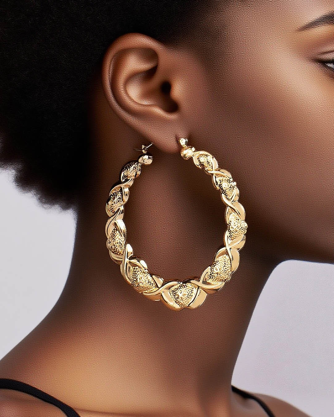 Bohemian Style Large Hoop Earrings