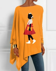 Black History Ruby Bridges Irregular Top
