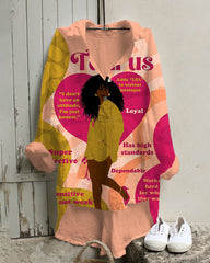 Taurus Girly Season Irregular Leisure Tunic