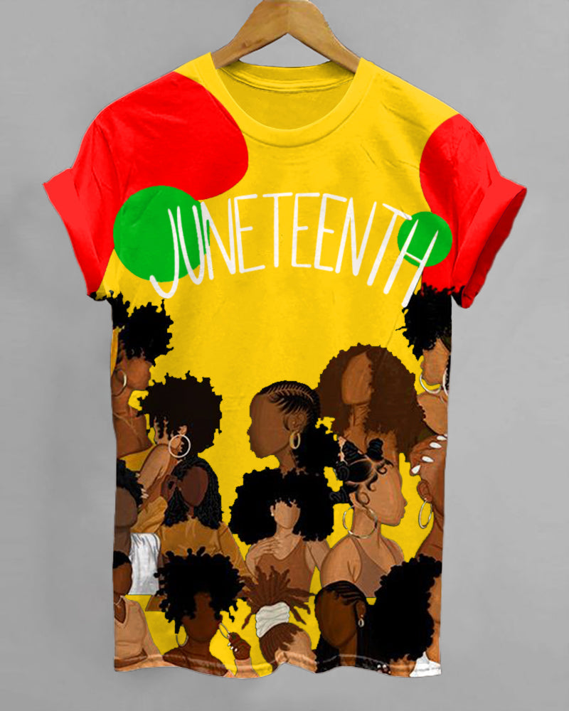 Celebrate Juneteenth Together Unisex Short Sleeve Tshirt