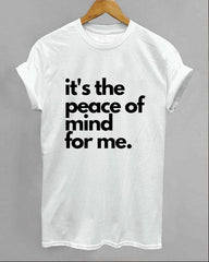 It's The Peace Of Mind Unisex Short Sleeve Tshirt