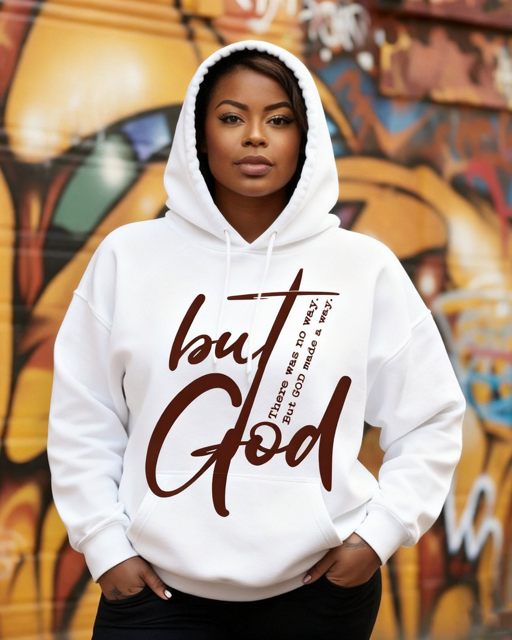 There Was No Way But God Made A Way Long Sleeve Hoodies