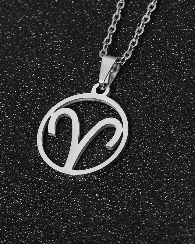 Silver 12 Constellation Necklace