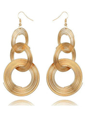 Round Personalized Hoop Earrings
