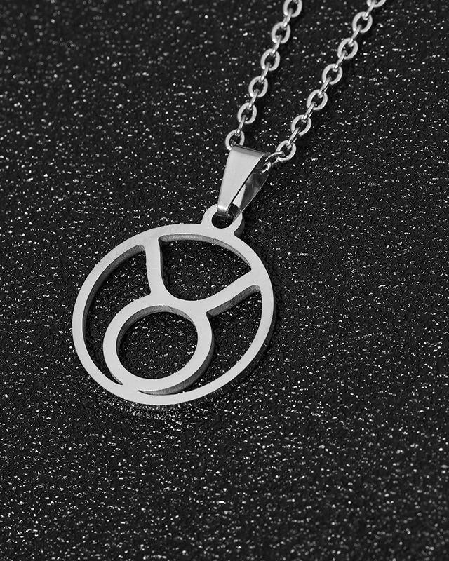 Silver 12 Constellation Necklace