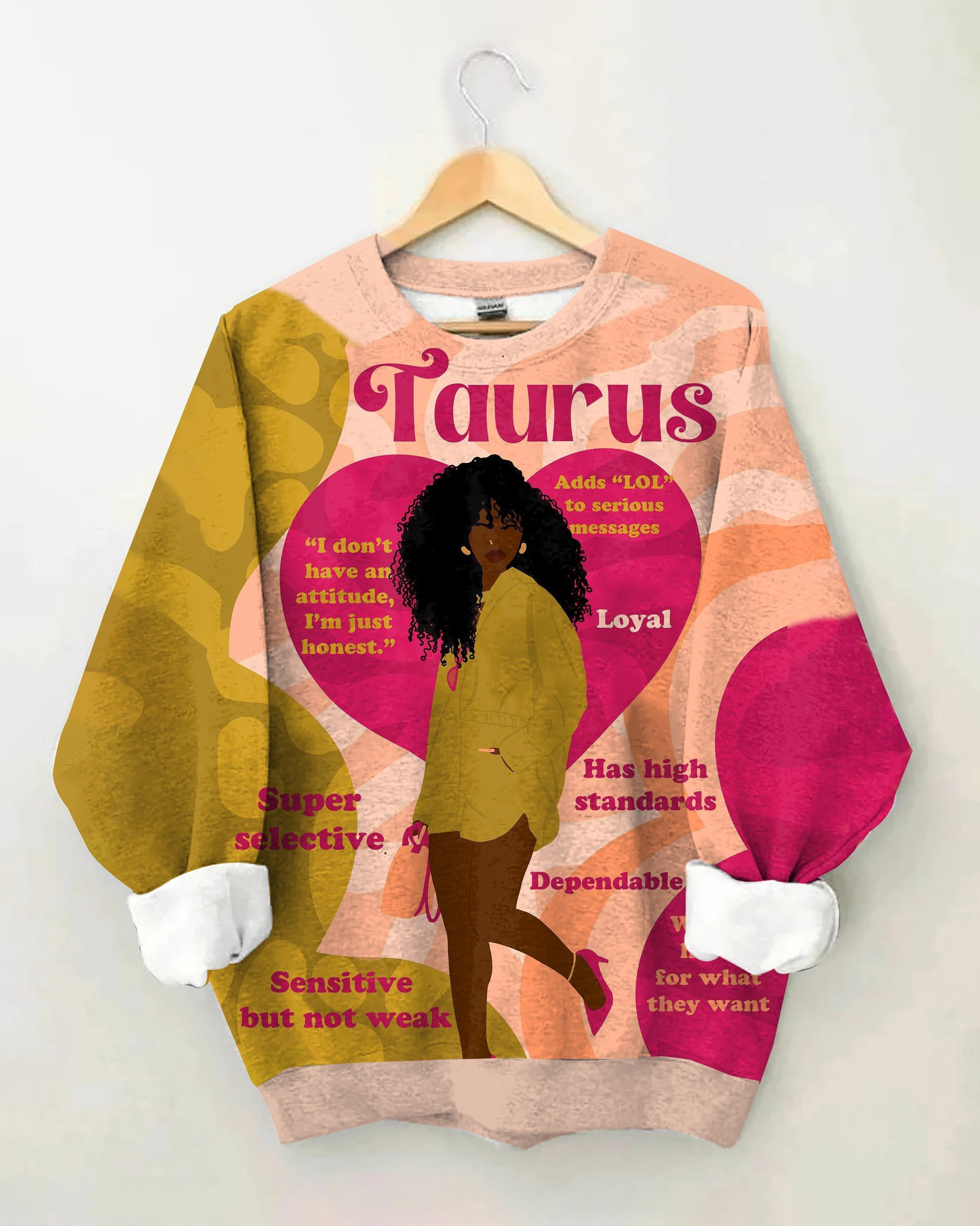 Tag Your Favorite Taurus Long Sleeve Sweatshirt