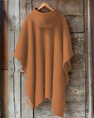 Thankful Afro Girl Illustration Hooded Warm Shawl Cape