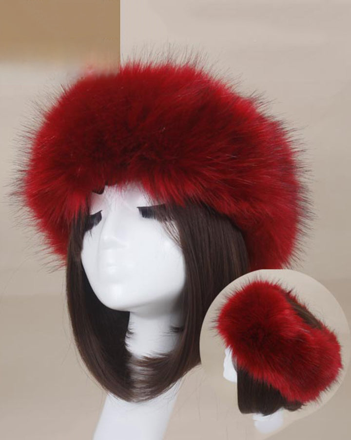 Imitation Fur Thickened Hat Without Cap Warm Hat