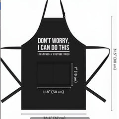 African American Woman Adjustable Apron,Sleeveless Kitchen Cover-Up, Chef'S Work Uniform for Cooking