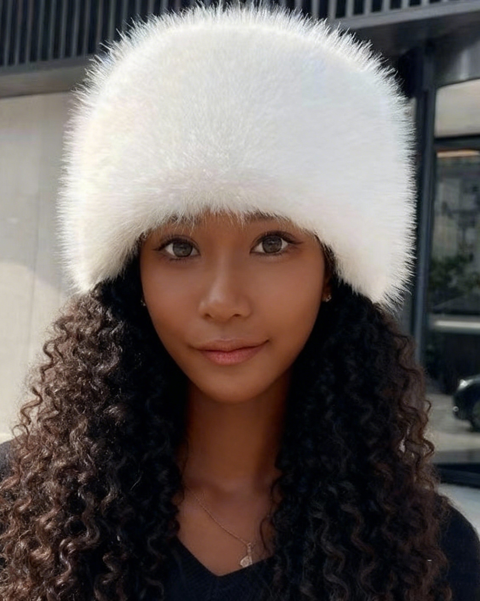 Imitation Fox Fur Winter Thick Warm Hat