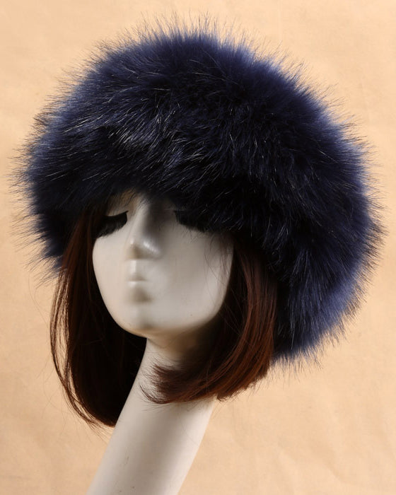 Imitation Fur Thickened Hat Without Cap Warm Hat