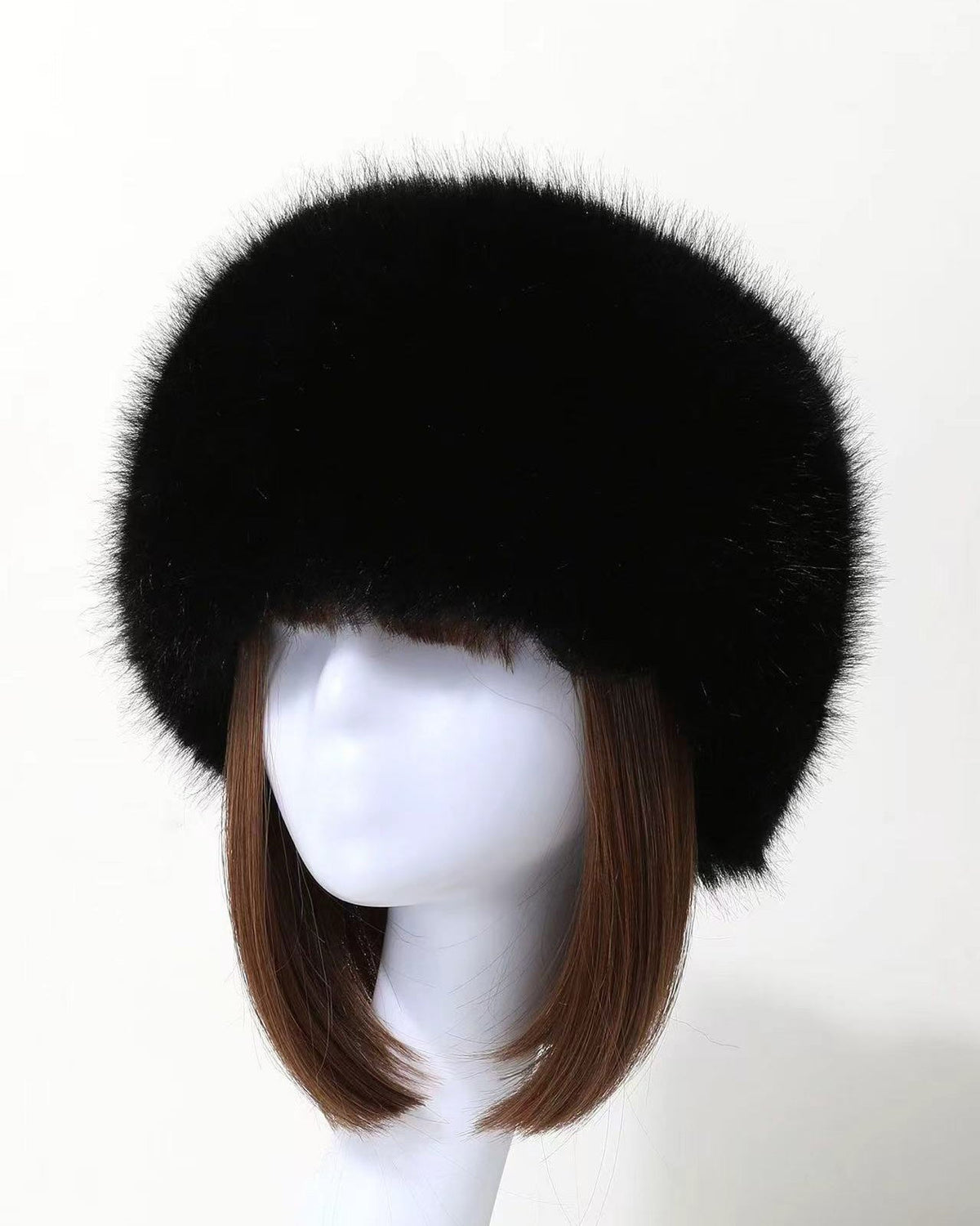 Faux Fox Fur Thickened Fur Without Top Hat Hair Band