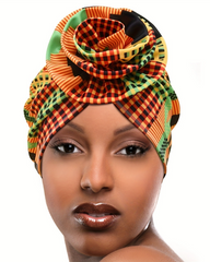 Stretch Women's Big Flower Crush Stretch Turban Hat Muslim Turban Hair Hat