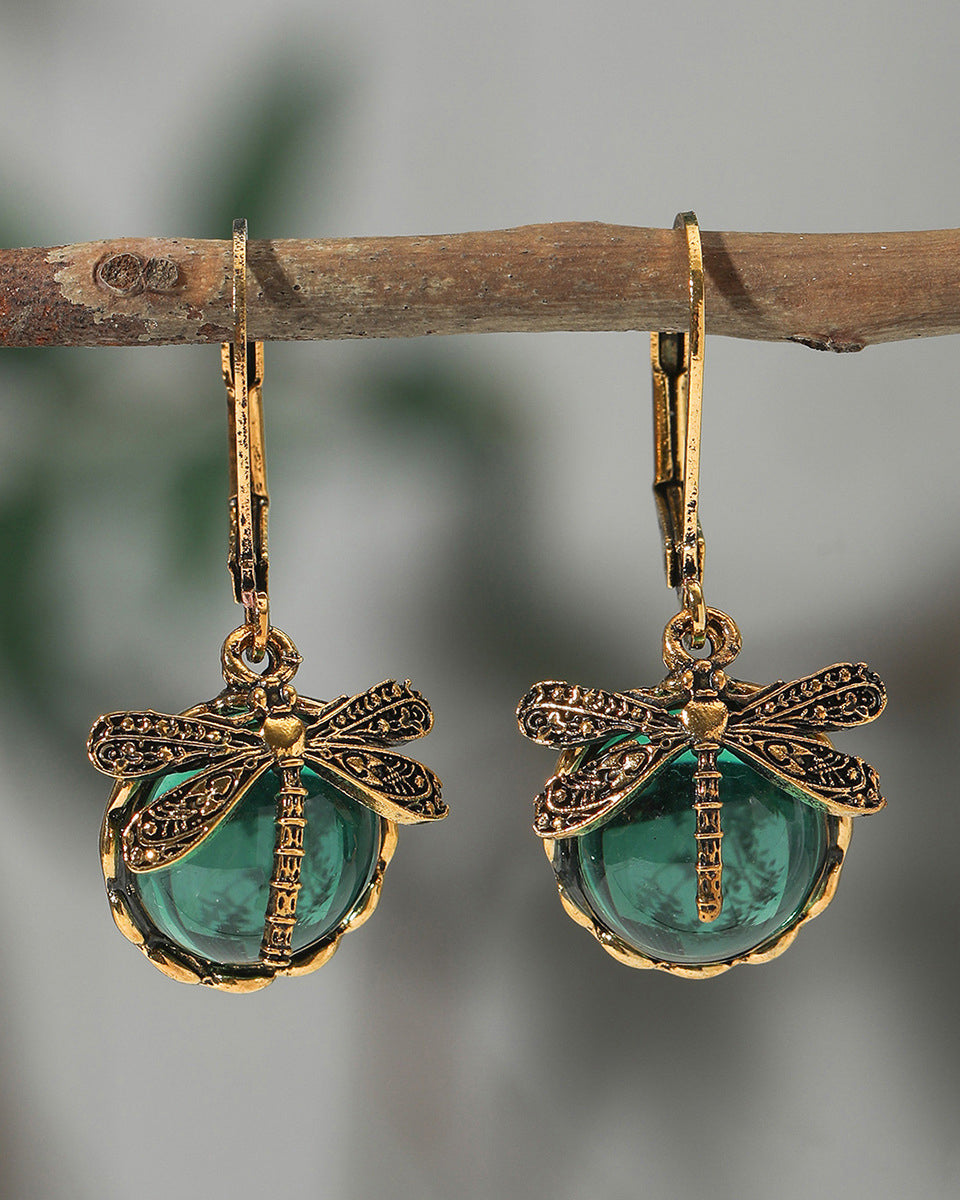 Bohemian Dragonfly Earrings