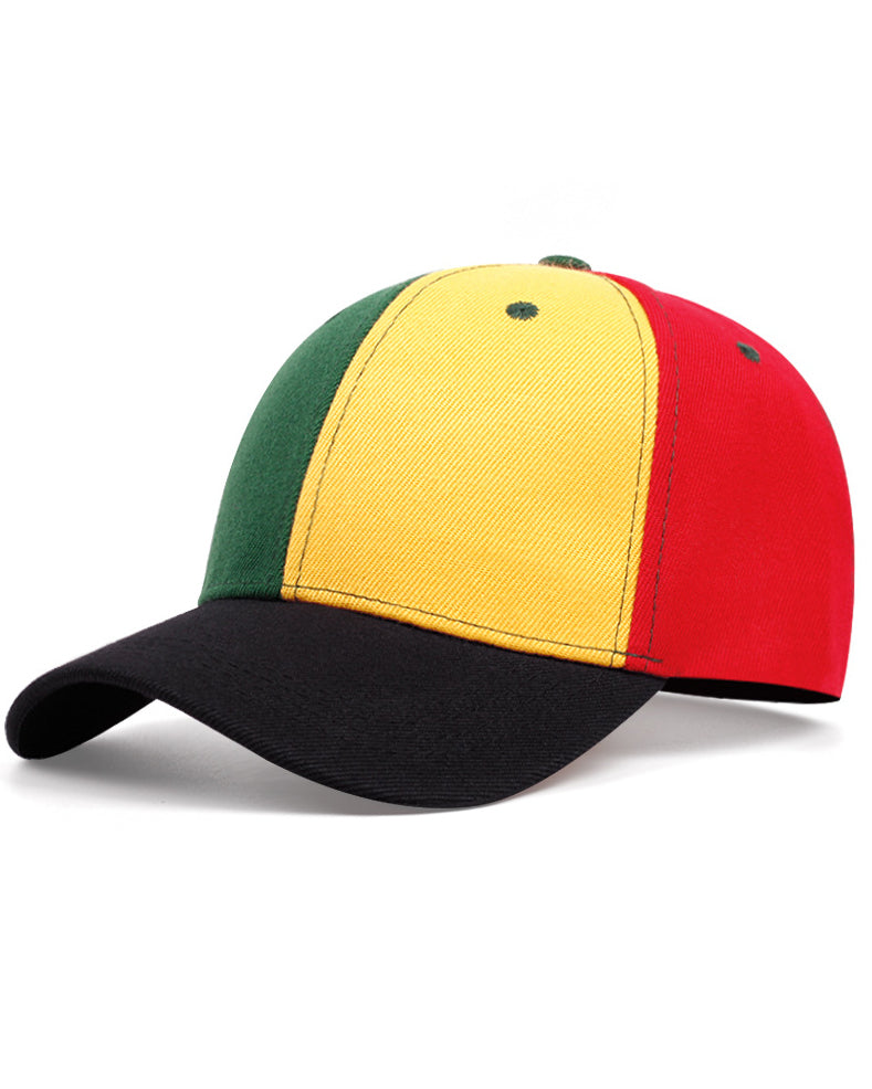 Reggae-colored Versatile Baseball Cap