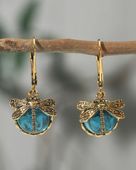Bohemian Dragonfly Earrings