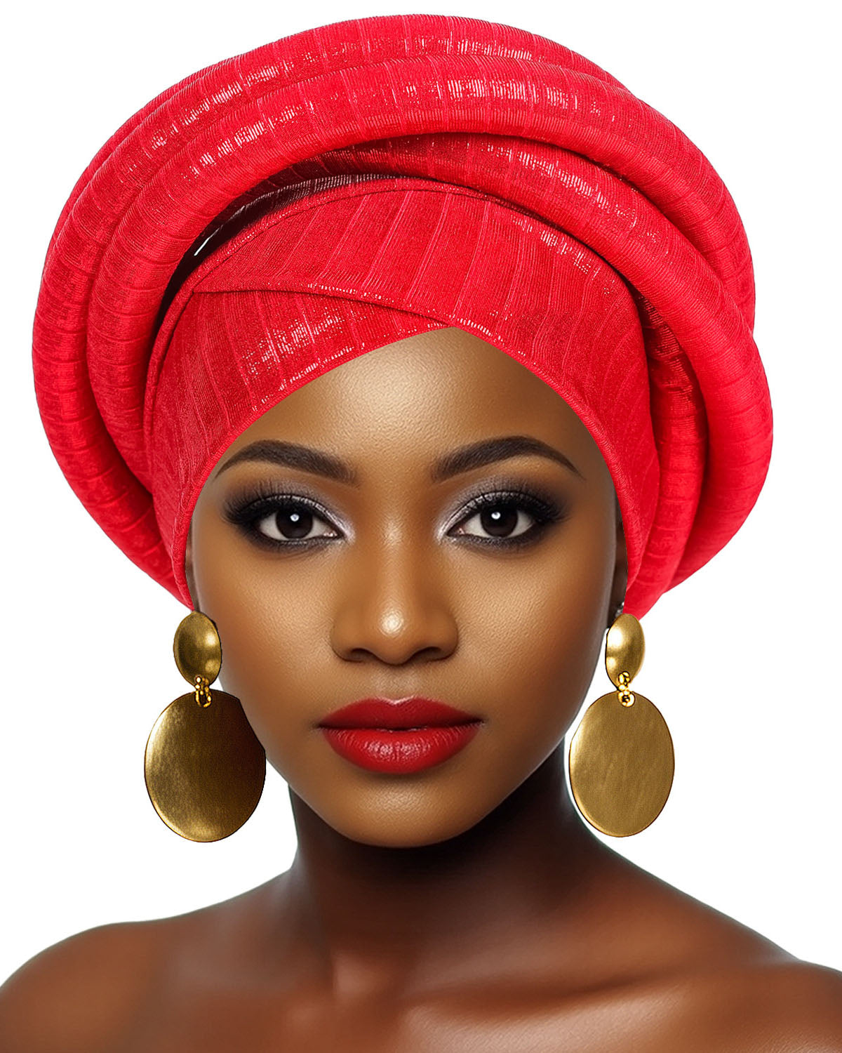 Sleek Faux Crocodile Texture Turban Hat