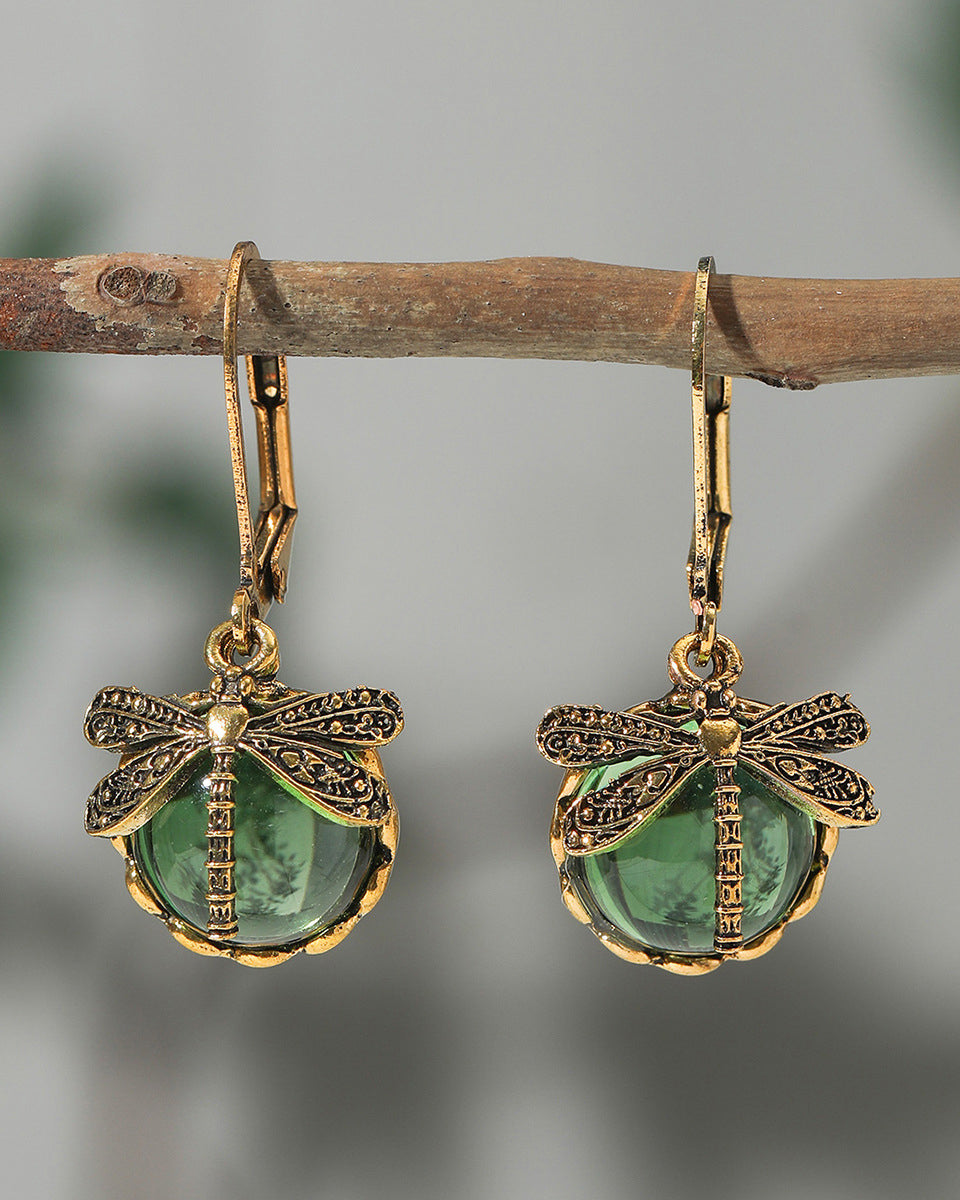 Bohemian Dragonfly Earrings