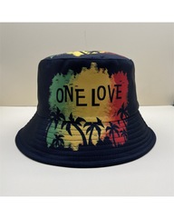 Reggae-colored Afro-Cultural Bucket Hat