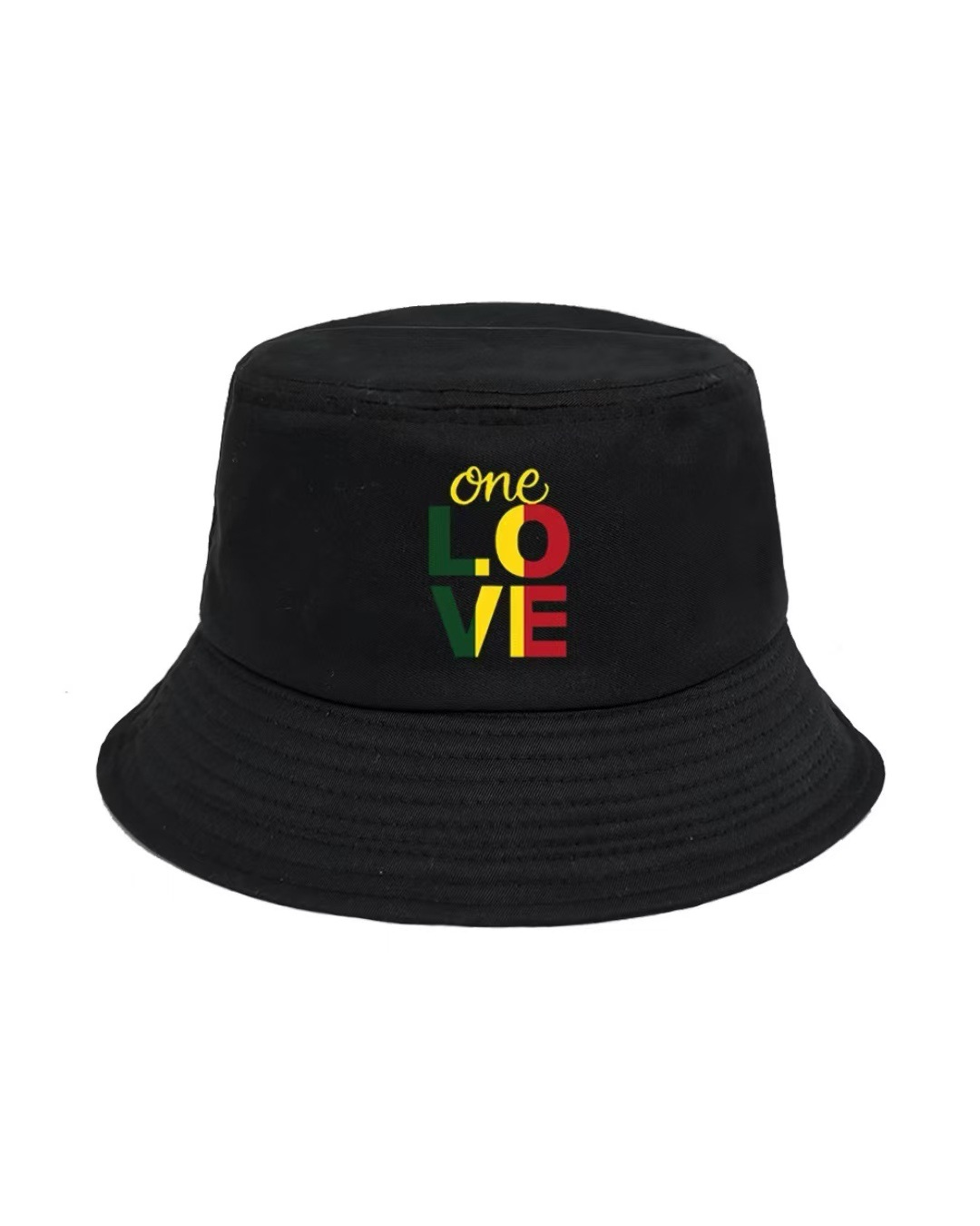 Reggae-colored Afro-Cultural Bucket Hat