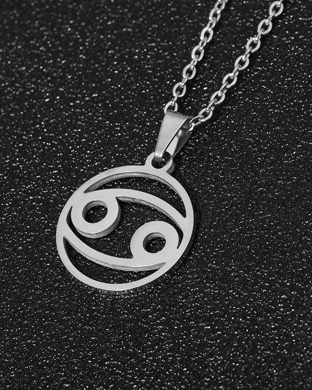 Silver 12 Constellation Necklace
