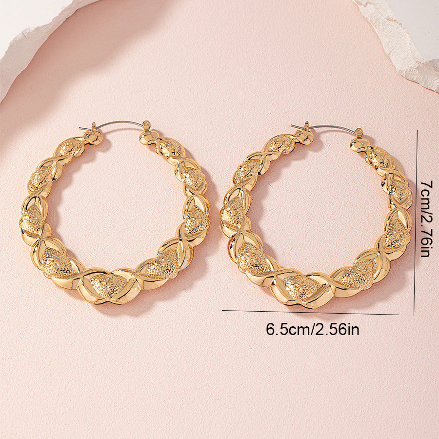 Bohemian Style Large Hoop Earrings