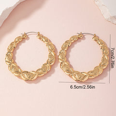 Bohemian Style Large Hoop Earrings