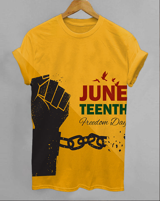 Black Get Up Juneteenth Unisex Short Sleeve Tshirt