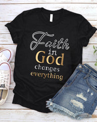 Christian God 100% Cotton Crew Neck Short Sleeve Tshirt