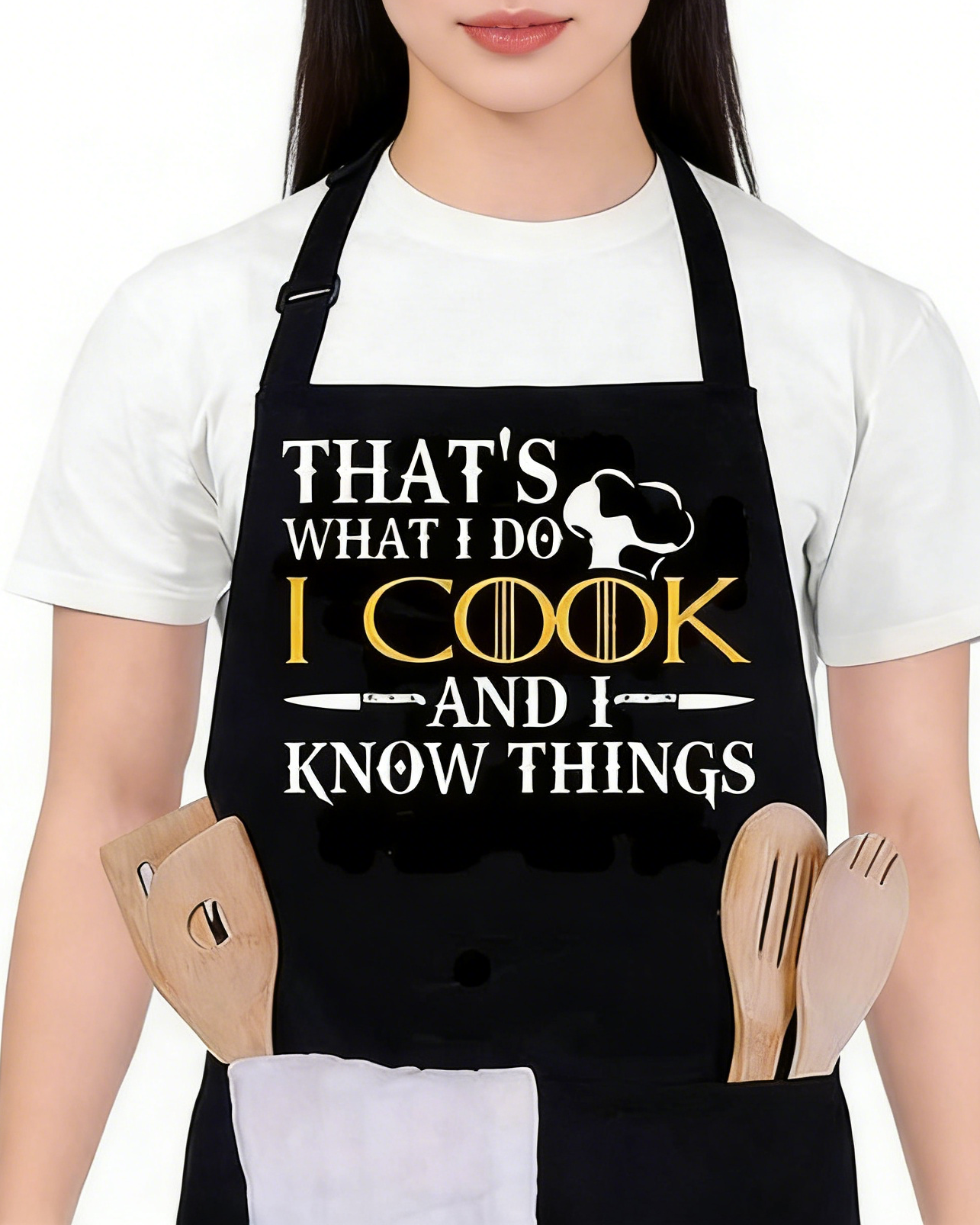 African American Woman Adjustable Apron,Sleeveless Kitchen Cover-Up, Chef'S Work Uniform for Cooking