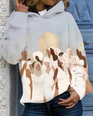 HAPPY INTERNATIONAL WOMENS Long Sleeves Hoodie