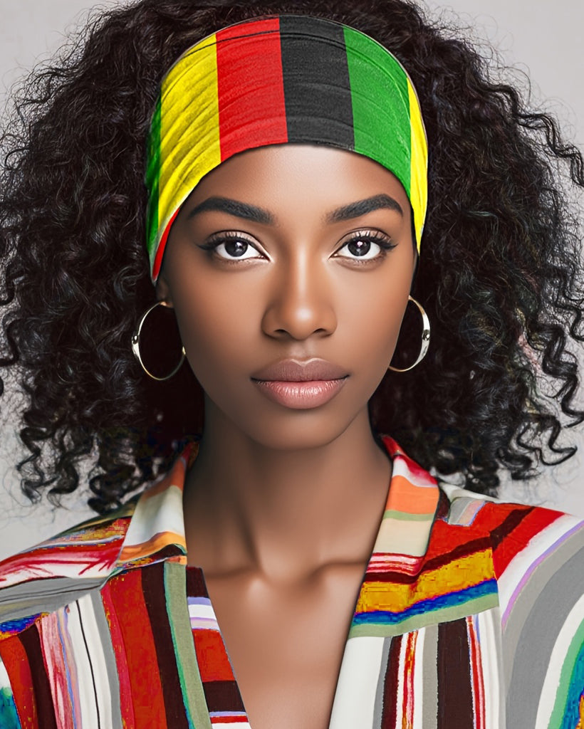 African Printed Boho Headband for Women