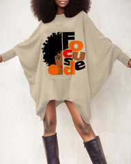 Focus On Yourself Oversized Tunic