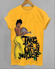 Take Time To Water Yourself Short Sleeve Tshirt