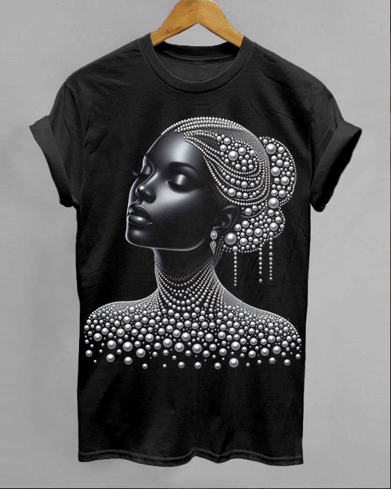 Pearl Art Women Unisex Short Sleeve Shirt