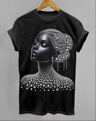 Pearl Art Women Unisex Short Sleeve Shirt