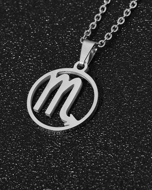 Silver 12 Constellation Necklace