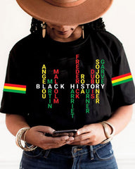 Women's Black History Month Print T-Shirt