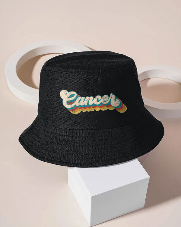 Retro Cancer Zodiac Street Fisherman Hat